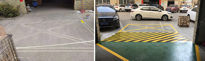 消防通道改善前后對比 消防通道改善前后對比