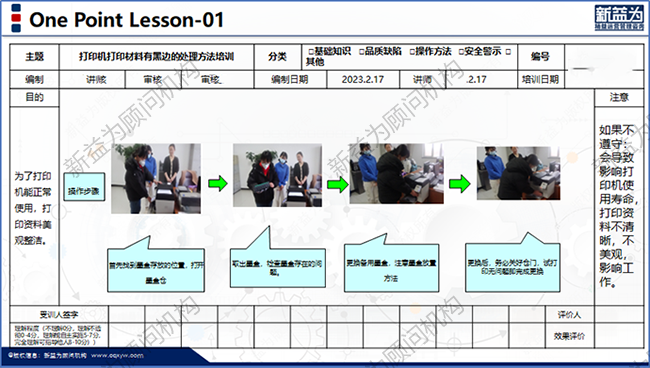 OPL實操活動開展 OPL實操活動開展