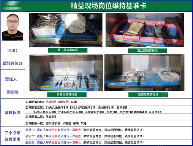 精益現場崗位維持基準卡 精益現場崗位維持基準卡